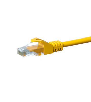 CAT5e UTP patchkabel 2m geel  - CCA