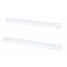 L-profiel 2-pack geschikt voor 450mm diepe wandkasten - wit