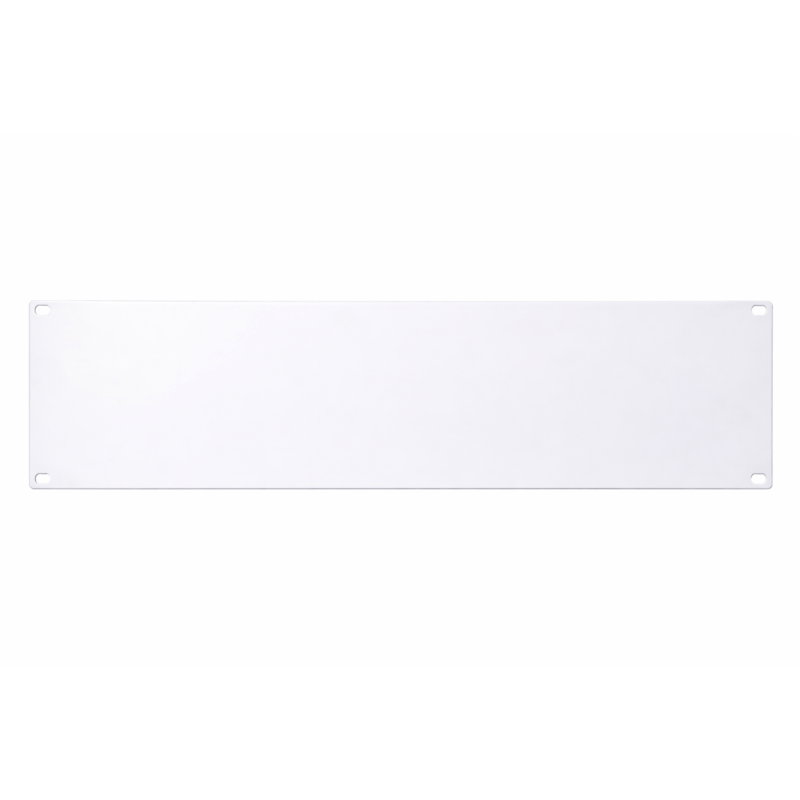 19 inch afdekpaneel - 3U wit