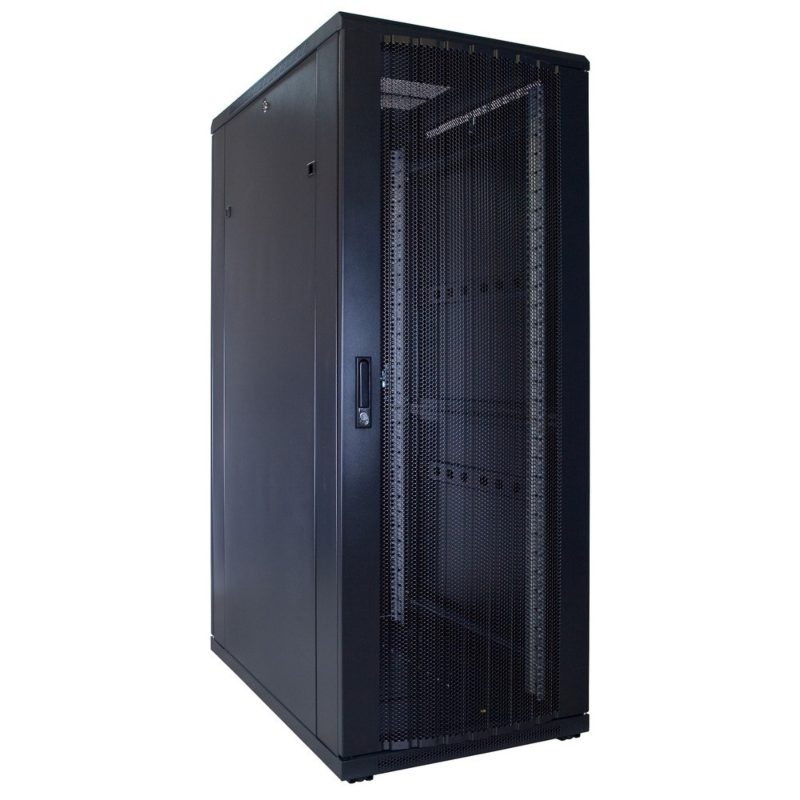 32U serverkast met geperforeerde deur 600x1200x1600mm (BxDxH)