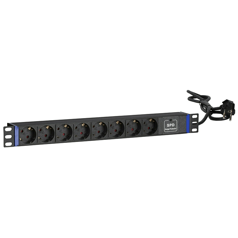 19 inch 8 voudige stekkerdoos - Surge Protection Device
