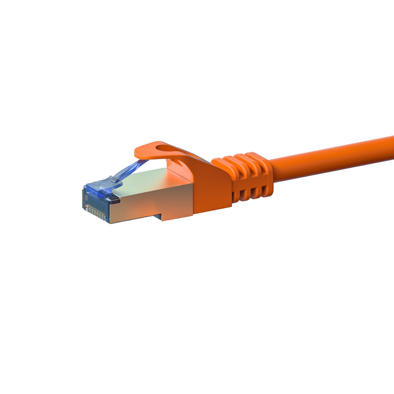 CAT6a S/FTP (PIMF) patchkabel 1m oranje