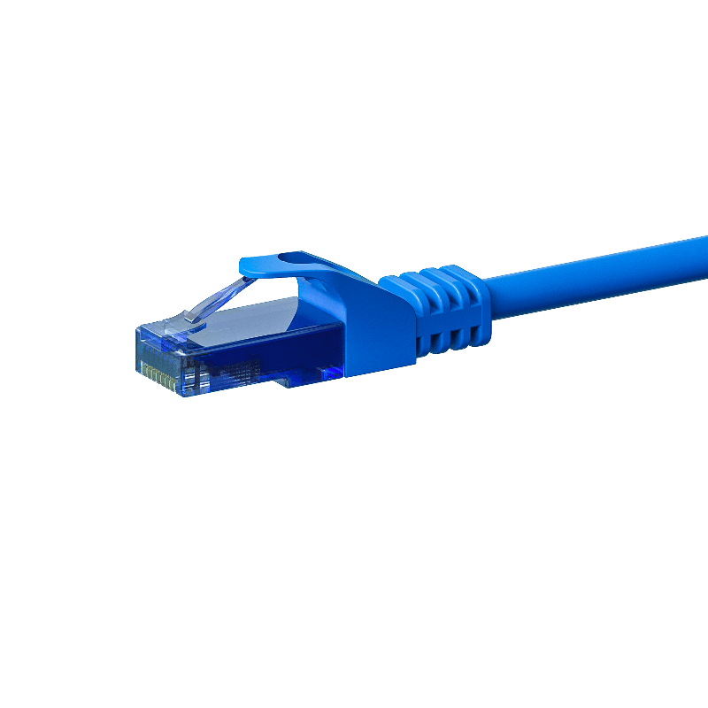 UTP CAT6a patchkabel 1,50m blauw - 100% koper