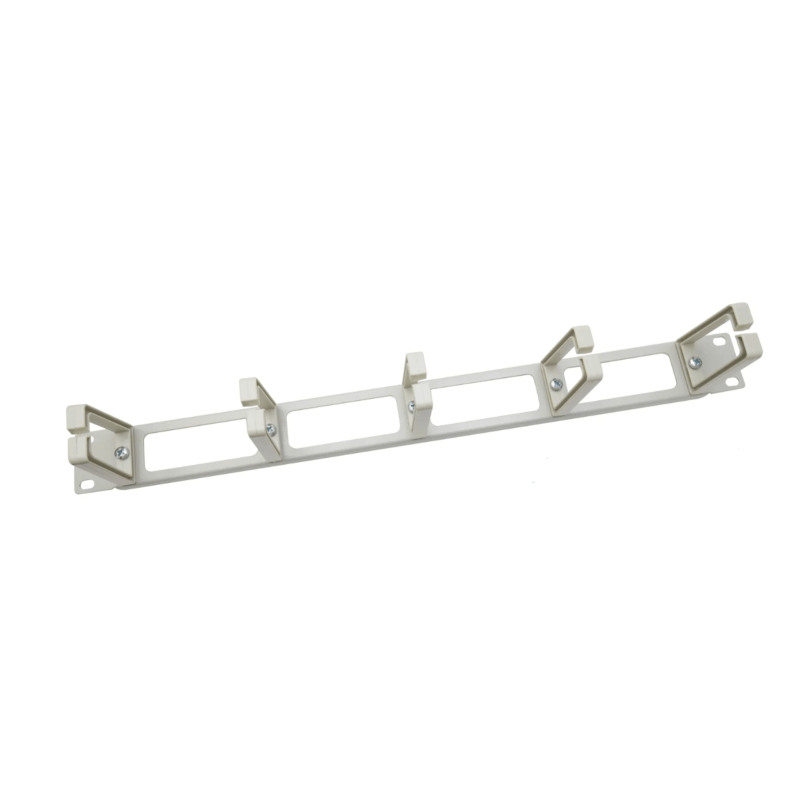 19 inch kabelhouder 1U wit