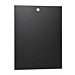 6U zijpaneel voor 10" serverkasten - 450mm diep met slot